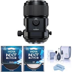 Fujifilm Fujinon GF 110mm f/5.6 T/S Macro Lens, Bundle with Hoya 72mm UV and CPL Filters