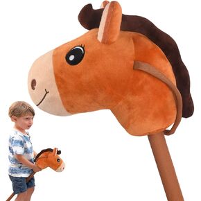 WALIKI Toys Stick Horse (Plush, for Kids and Toddlers)