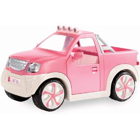 Lori Dolls – Ride & Shine Pickup Truck– Pick-Up Truck for Mini Dolls – Pink Car for 6-inch Dolls – Trailer Hitch & Openable Doors – Toy Vehicle for Kids – 3 Years + LO37113C1Z in Kuwait