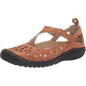 Jambu JBU Women's Bellerose Mary Jane Flat, Black, 9.5 M US