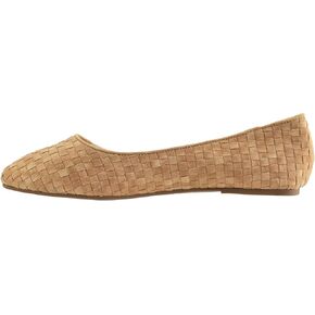 Corkys Footwear Right There Flats with Cushioned Insoles, Unique Woven Upper, Slip-On Design – Stylish and Comfortable for Day-to-Night Wear