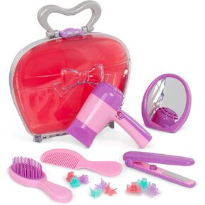 Play Circle by Battat – Princess Purse Style Set – Pretend Play Multicolor Handbag and Fashion Accessories – Toy Makeup, Keys, Lipstick, Credit Card, Phone, and More for Kids Ages 3 and Up (8 pieces)