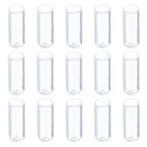 Screw Thread Protector Cover Rubber End Caps, [for Screw, Bolt] - 3/16"(5mm) ID/Clear/20pcs