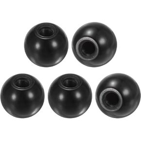 5 عبوات من المقابض الكروية الملولبة، خيط أنثى M8 بقطر 30 مم. مقبض كروي حراري للمخرطة/الآلة/جزازات العشب، مقبض رافعة فينولية مستديرة [أحمر] in Kuwait