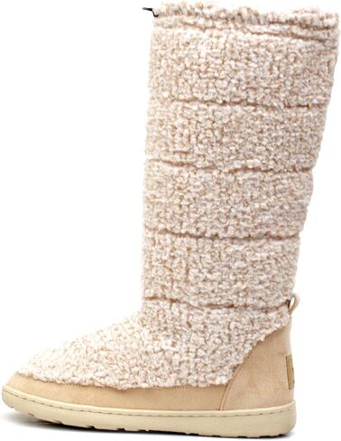 Luckers Women’s Two-Toned Tall Fluffy Slipper Boot in Saudi Arabia
