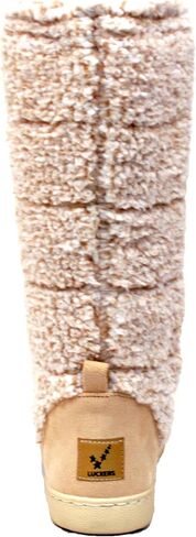 Luckers Women’s Two-Toned Tall Fluffy Slipper Boot in Saudi Arabia