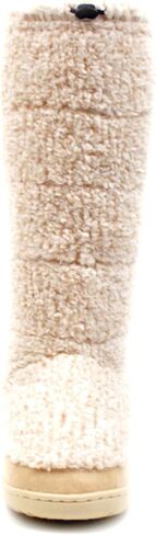 Luckers Women’s Two-Toned Tall Fluffy Slipper Boot in Saudi Arabia