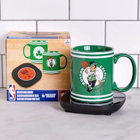 Uncanny Brands NBA Chicago Bulls Logo Mug Warmer with Mug – Keeps Your Favorite Beverage Warm - Auto Shut On/Off in Kuwait