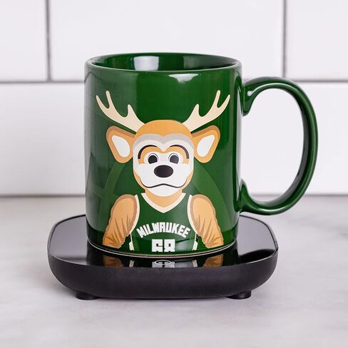Uncanny Brands NBA Chicago Bulls Logo Mug Warmer with Mug – Keeps Your Favorite Beverage Warm - Auto Shut On/Off in Saudi Arabia