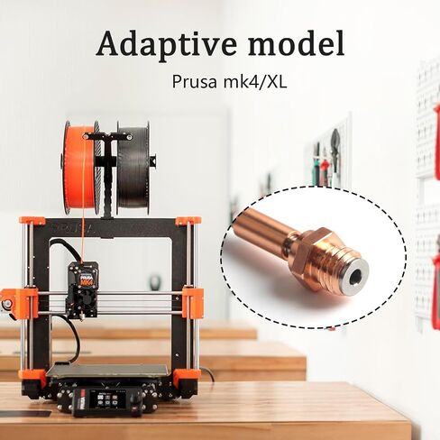 2PCS Integrated Nozzles for K1C/Ender 3 V3/Ender 3 V3 Plus Quick Swap Nozzle with Hardened Steel 0.4MM Thread Compatible Spray Nozzle Replacement Fit for Creality 3D Printer in Saudi Arabia