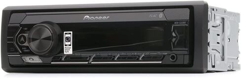 جهاز استقبال Pioneer MVH-S320BT 1-DIN مع بلوتوث، وإضاءة حمراء، وUSB، وSpotify، وتطبيق Pioneer Smart Sync ومتوافق مع أجهزة Android. in Kuwait