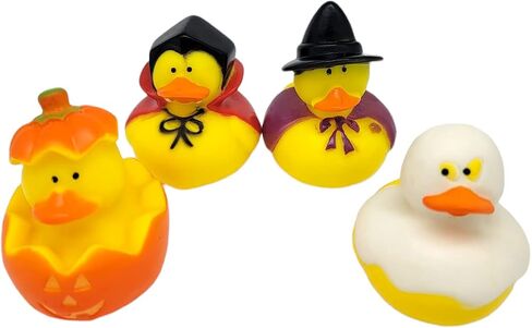 Cool Rubber Ducks (2") Standard Size. (12 Pack) Cute Duck Bath Tub Pool Toys. (Halloween Rubber Duckies) in Saudi Arabia