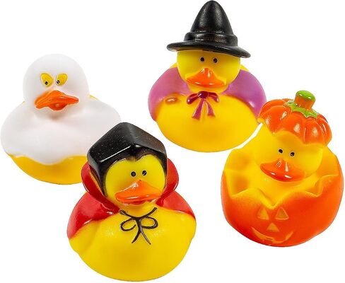 Cool Rubber Ducks (2") Standard Size. (12 Pack) Cute Duck Bath Tub Pool Toys. (Halloween Rubber Duckies) in Saudi Arabia