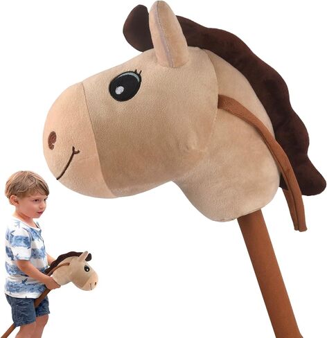 WALIKI Toys Stick Horse (Plush, for Kids and Toddlers) in Saudi Arabia