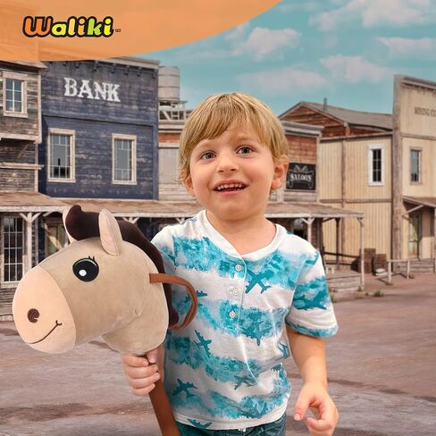 WALIKI Toys Stick Horse (Plush, for Kids and Toddlers) in Saudi Arabia