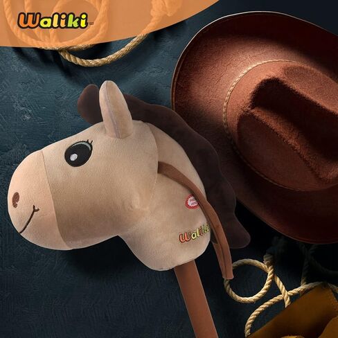WALIKI Toys Stick Horse (Plush, for Kids and Toddlers) in Saudi Arabia