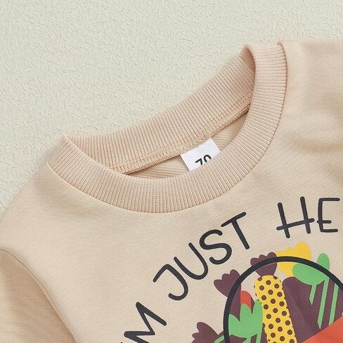 Toddler Boy Halloween Outfit Pumpkin Letter Print Long Sleeve Sweatshirt Sweatpants Newborn Fall Winter Clothes in Saudi Arabia