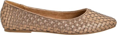 Corkys Footwear Right There Flats with Cushioned Insoles, Unique Woven Upper, Slip-On Design – Stylish and Comfortable for Day-to-Night Wear in Saudi Arabia