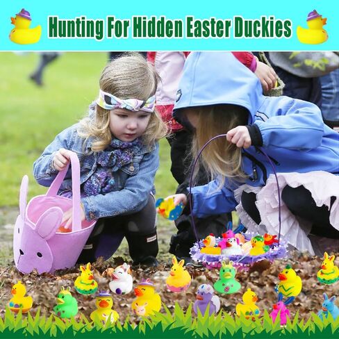 50 Pack Rubber Duck Pack Bath Toy Assortment Bulk Floater Duck for Kids Birthday Gifts Baby Showers Classroom Prizes Party Favors Rubber Duckies for Jeep Summer Beach Pool Toys Easter (50 Pack) in Saudi Arabia