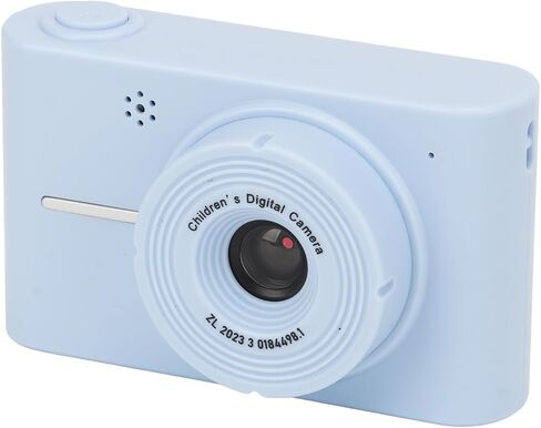 Digital Camera, 40MP 1080P Kids Camera with 8X Zoom, Dual Lens, HD IPS Display, Anti Shake, Colorful Photo Frame, Selfie Camera for Children Gift (White) in Saudi Arabia