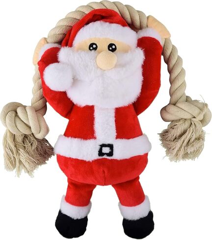 Native Pup Dog Toy with Rope and Squeaker, Avocado, Cow, Sloth, Shark, Candy Corn, Santa, Turkey (Avocado) in Saudi Arabia