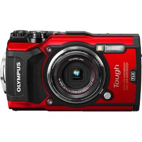 Olympus TG-5 Waterproof Camera with 3-Inch LCD, Red (V104190RU000) (Renewed)