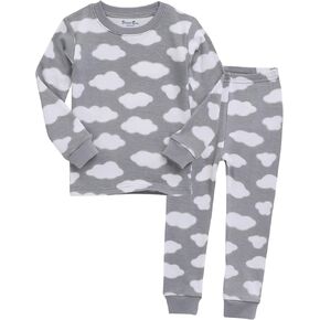VAENAIT BABY 6M-12Y Kids Unisex Girls & Boys Soft Comfy Modal Tencel Sleepwear Pajamas 2pcs or 4pcs Set