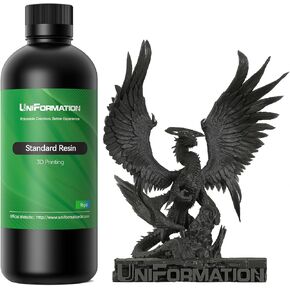 سائل راتنج ثلاثي الأبعاد عالي الدقة للطابعة ثلاثية الأبعاد معالج بالأشعة فوق البنفسجية السريعة مع دقة عالية ولزوجة منخفضة مناسبة لطباعة SLA/LCD/DLP المنمنمات، مجموعات المرآب، فانيليا عالية الدقة 1 كجم in Kuwait