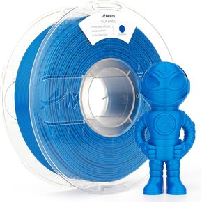 AMOLEN 3D Printer Filament PLA, 1.75mm PLA Filament Paper White PLA, 1KG/2.2lb, Dimensional Accuracy +/- 0.02 mm, Smooth & Non-Tangle, Fits for Most FDM 3D Printer, Supporting Up to 500mm/s