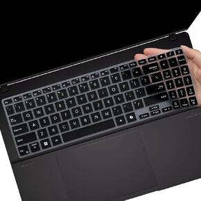 غطاء لوحة المفاتيح لجهاز 2024 ASUS Vivobook 15 M5506 S5506 S5507 S5507QA 15.6 كمبيوتر محمول وASUS VivoBook 16 M5606 S5606 واقي غطاء لوحة مفاتيح الكمبيوتر المحمول-OmbreMint