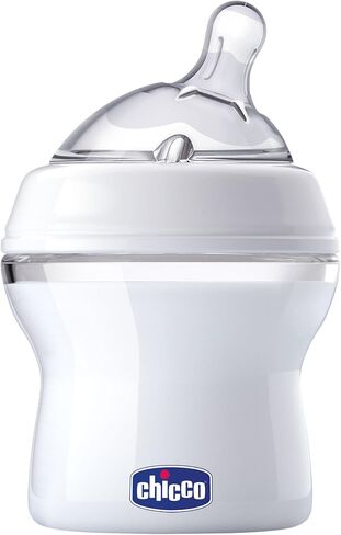 Chicco NaturalFit Baby Bottle Slow Flow with Bonus Straight Nipple, 0 Months+, 5 Ounce in Saudi Arabia