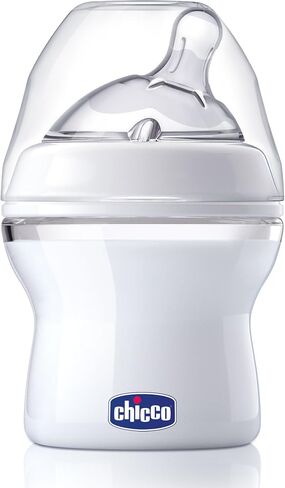 Chicco NaturalFit Baby Bottle Slow Flow with Bonus Straight Nipple, 0 Months+, 5 Ounce in Saudi Arabia