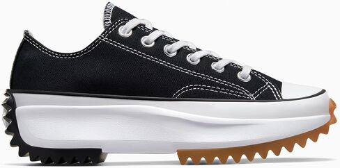 منصة Converse Run Star Hike Ox (أسود/أبيض/صمغ، نظام مقاسات الأحذية الأمريكية، للكبار، للرجال، رقمي، متوسط، رقمي_8) in Kuwait