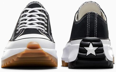 منصة Converse Run Star Hike Ox (أسود/أبيض/صمغ، نظام مقاسات الأحذية الأمريكية، للكبار، للرجال، رقمي، متوسط، رقمي_8) in Kuwait