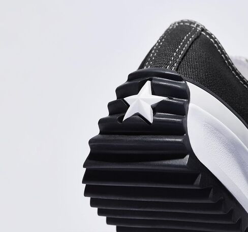 منصة Converse Run Star Hike Ox (أسود/أبيض/صمغ، نظام مقاسات الأحذية الأمريكية، للكبار، للرجال، رقمي، متوسط، رقمي_8) in Kuwait