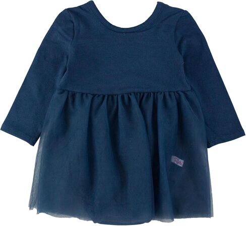 RuffleButts Baby/Toddler Long Sleeve Tulle Skirted Romper in Kuwait