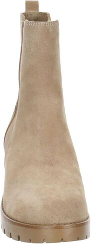 Finley - حذاء نسائي كاجوال سهل الارتداء من الجلد السويدي ونعل تشيلسي للكاحل in Kuwait