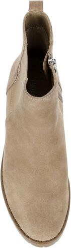 Finley - حذاء نسائي كاجوال سهل الارتداء من الجلد السويدي ونعل تشيلسي للكاحل in Kuwait