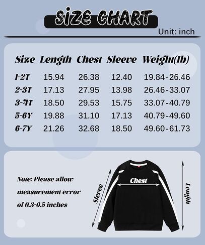 GFQLONG 3 Pack Toddler Boy Girl Cotton Crewneck Sweatshirt Kids Lightweight Long Sleeves with Stripe Fall Fashion Tops in Saudi Arabia