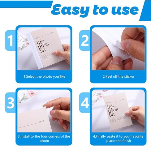 30 Sheet 3060pcs Photo Corners for Scrapbooking Photo Corners Self Adhesive Stamping Album Scrapbook Stickers for Diary Photo Wall Memory Book for Polaroid Sheet Photo Corners(Black+White) in Saudi Arabia