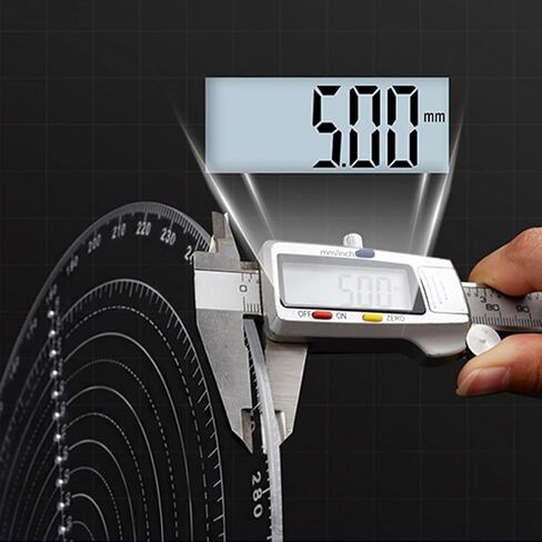 Silver Stainless Steel Center Pin, Transparent Round Woodworking Turning Centering Ruler for Wood Turners Lathe Work Bowls,Lathe Parts and Accessories,Power Tool Parts and Accessories in Saudi Arabia