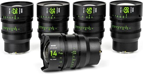NiSi Athena Prime 40 مم T1.9 G Mount (بدون فلتر منسدل) - عدسة سينما كاملة الإطار متوافقة مع كاميرات Fujifilm G Mount in Saudi Arabia