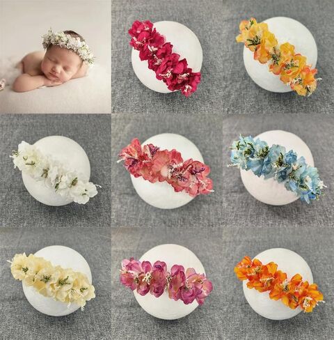 Newborn Photography Props Headband Baby Photoshoots Girl Hair Accessories Newborn Princess Headwear Photography Props in Saudi Arabia