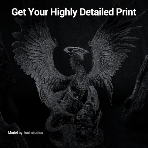 سائل راتنج ثلاثي الأبعاد عالي الدقة للطابعة ثلاثية الأبعاد معالج بالأشعة فوق البنفسجية السريعة مع دقة عالية ولزوجة منخفضة مناسبة لطباعة SLA/LCD/DLP المنمنمات، مجموعات المرآب، فانيليا عالية الدقة 1 كجم in Kuwait