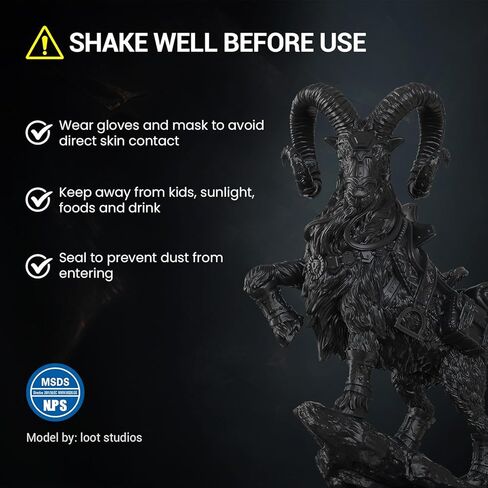 سائل راتنج ثلاثي الأبعاد عالي الدقة للطابعة ثلاثية الأبعاد معالج بالأشعة فوق البنفسجية السريعة مع دقة عالية ولزوجة منخفضة مناسبة لطباعة SLA/LCD/DLP المنمنمات، مجموعات المرآب، فانيليا عالية الدقة 1 كجم in Kuwait