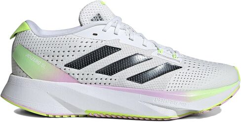 أديداس Adizero Sl أبيض/أسود/بليس ليلك 10.5 B (M) in Saudi Arabia