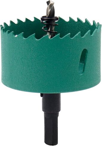 Woogim 80mm/3.14" Metal Hole Saws HSS Bi-Metal Hole Cutter for Hole Saws for Wood Boards PVC Drywall Green 1 PCS in Kuwait