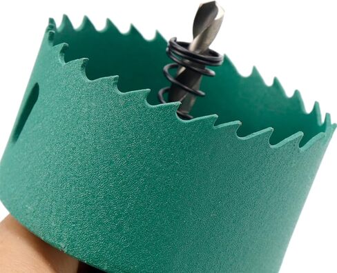 Woogim 80mm/3.14" Metal Hole Saws HSS Bi-Metal Hole Cutter for Hole Saws for Wood Boards PVC Drywall Green 1 PCS in Kuwait