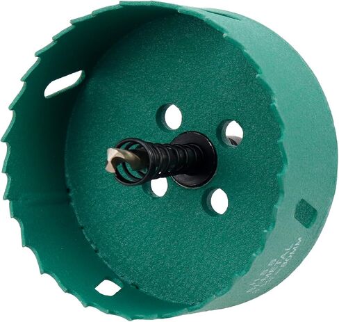 Woogim 80mm/3.14" Metal Hole Saws HSS Bi-Metal Hole Cutter for Hole Saws for Wood Boards PVC Drywall Green 1 PCS in Kuwait