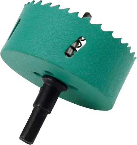 Woogim 80mm/3.14" Metal Hole Saws HSS Bi-Metal Hole Cutter for Hole Saws for Wood Boards PVC Drywall Green 1 PCS in Kuwait